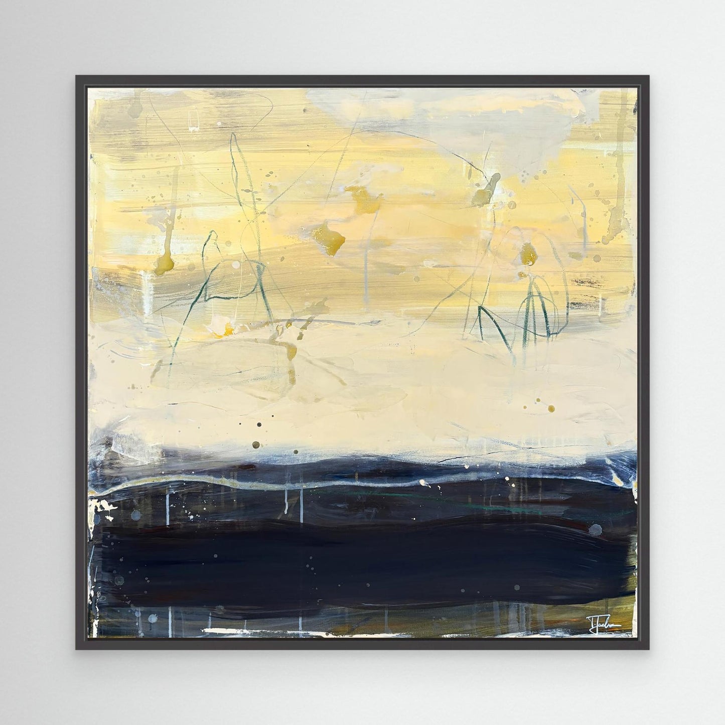 Canvas Print: "Copenhagen on a summer day, seen from the Opera Park"