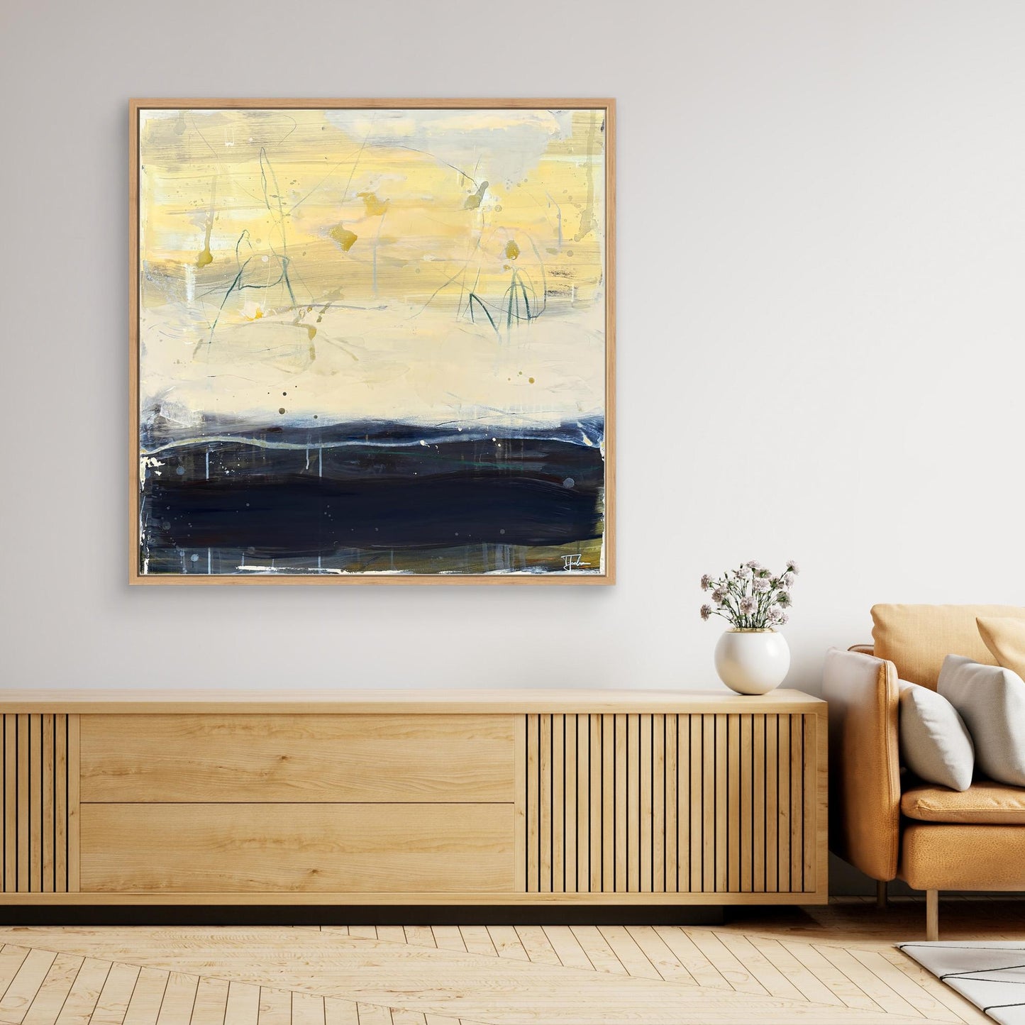 Canvas Print: "Copenhagen on a summer day, seen from the Opera Park"