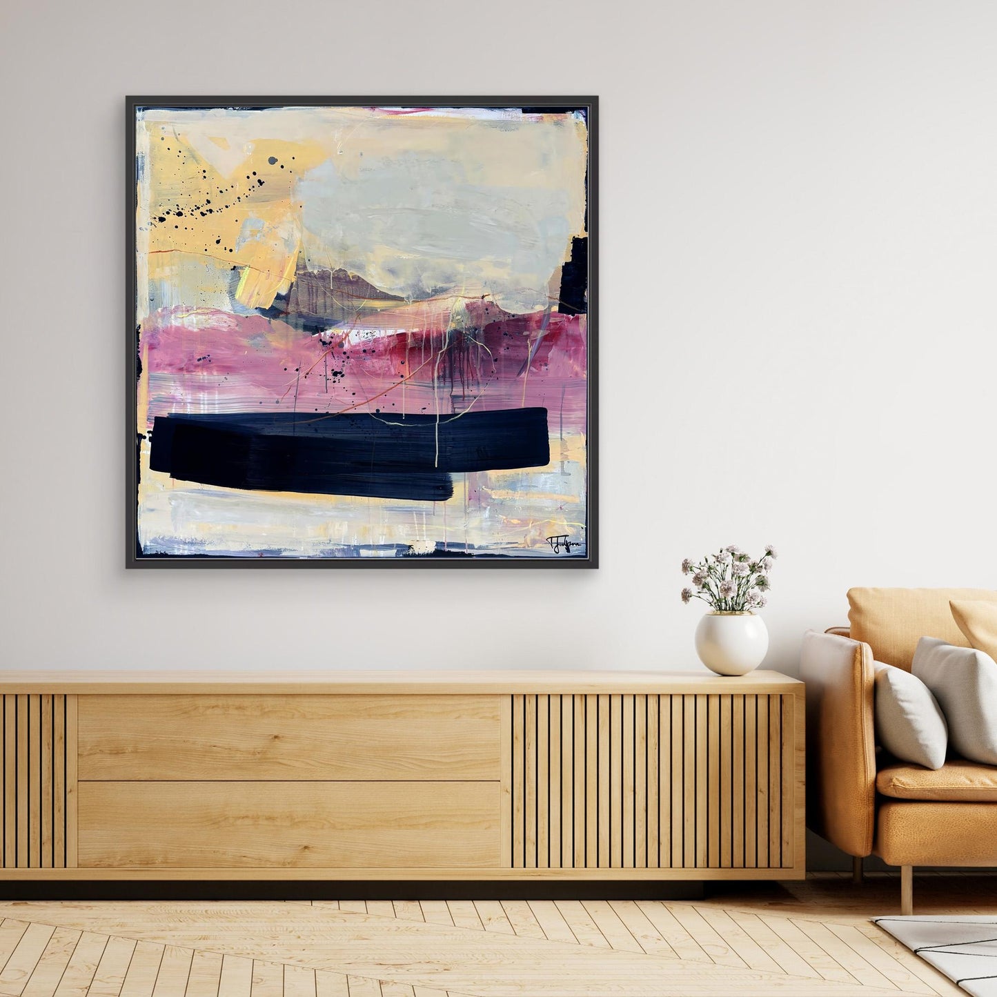 Canvas Print: "Drifting through the backyard of Christiania"