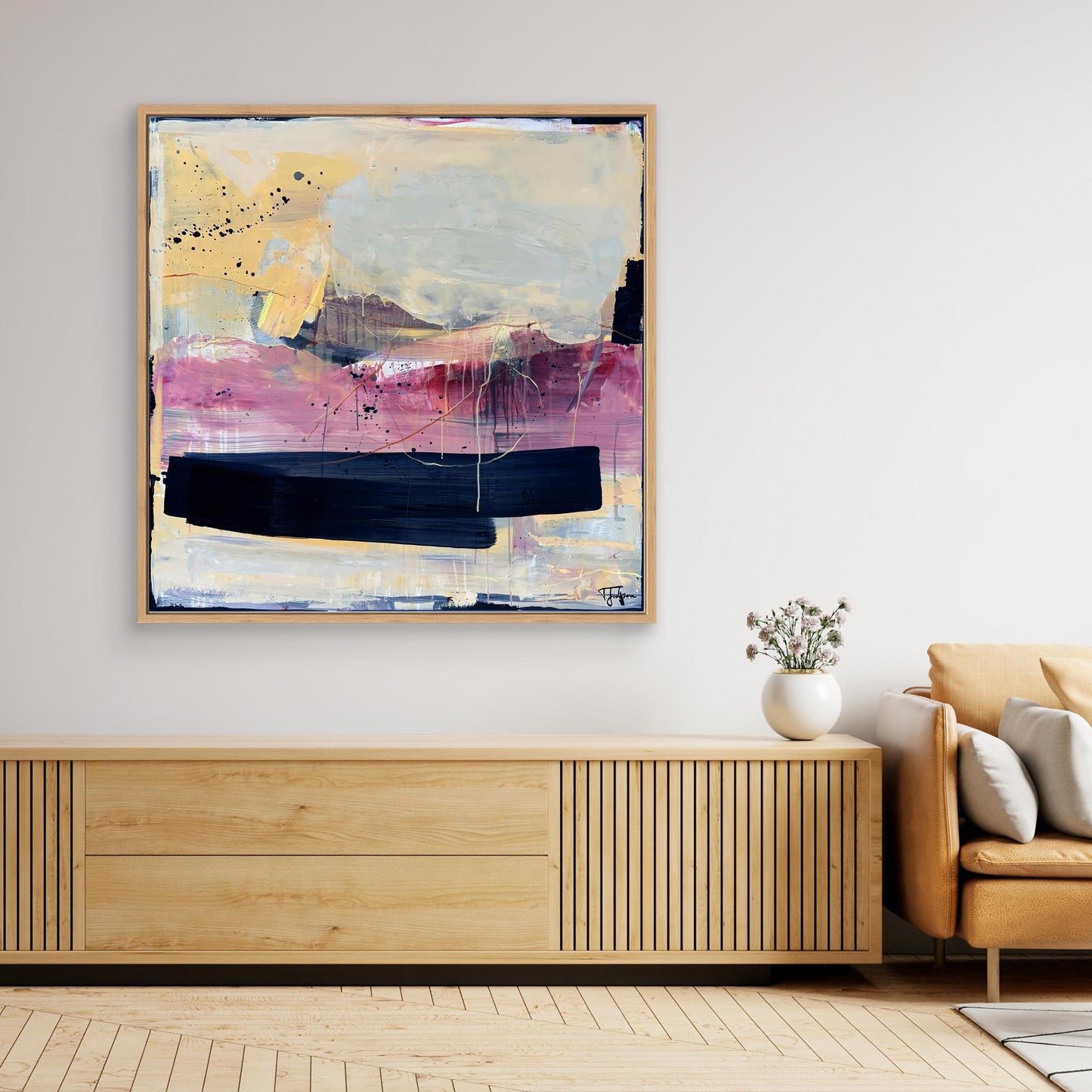 Canvas Print: "Drifting through the backyard of Christiania"