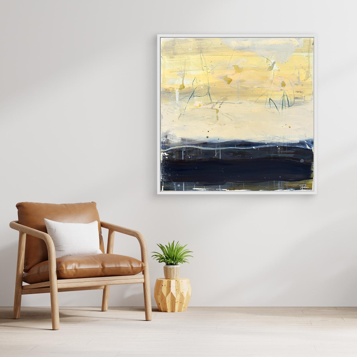 Canvas Print: "Copenhagen on a summer day, seen from the Opera Park"