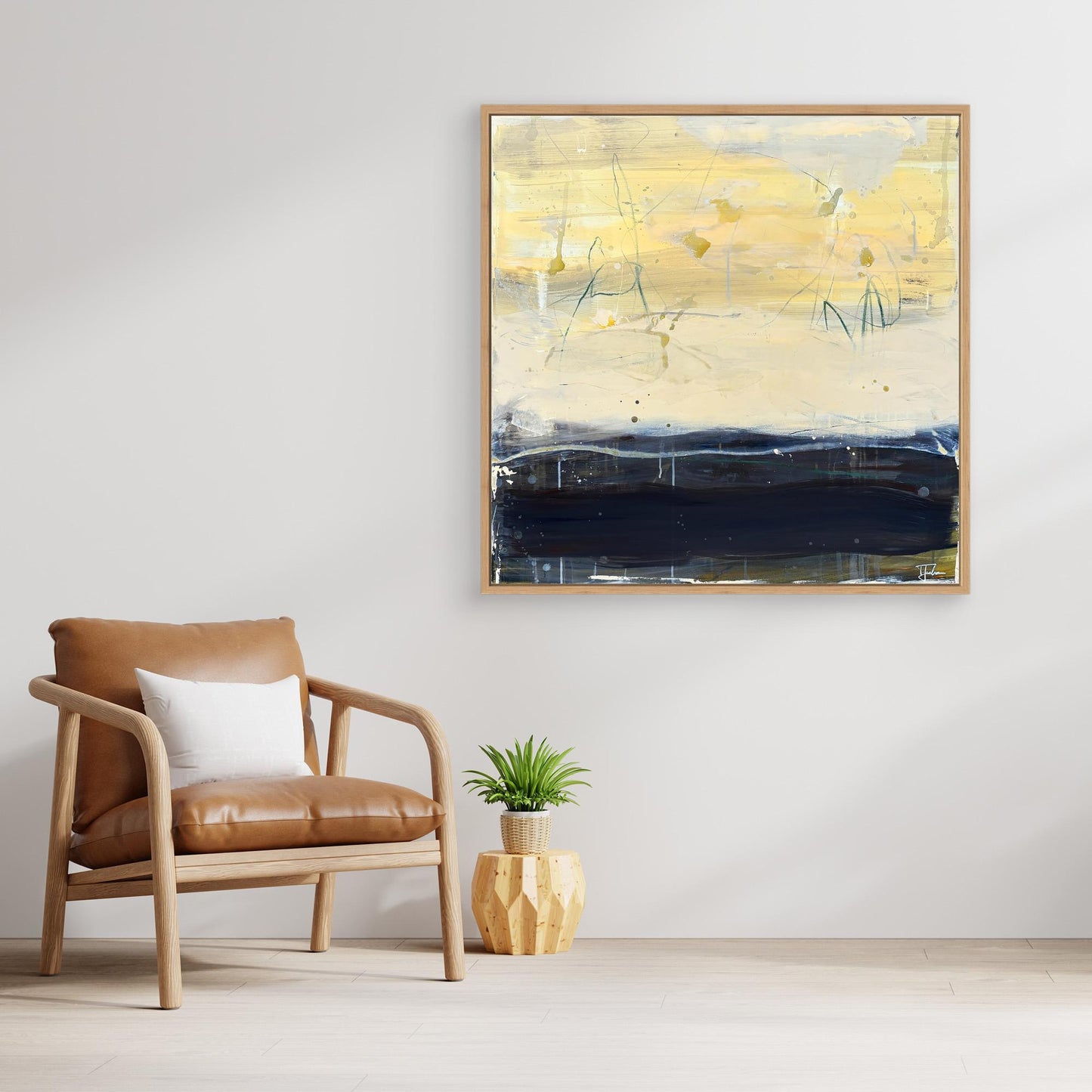 Canvas Print: "Copenhagen on a summer day, seen from the Opera Park"