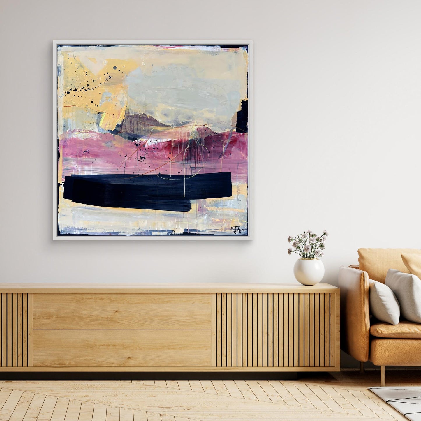 Canvas Print: "Drifting through the backyard of Christiania"