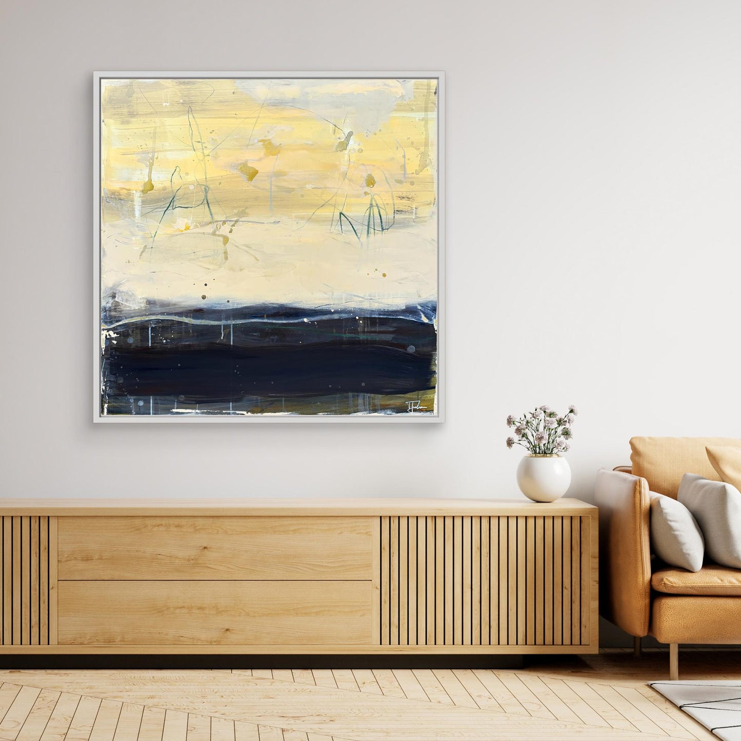 Canvas Print: "Copenhagen on a summer day, seen from the Opera Park"
