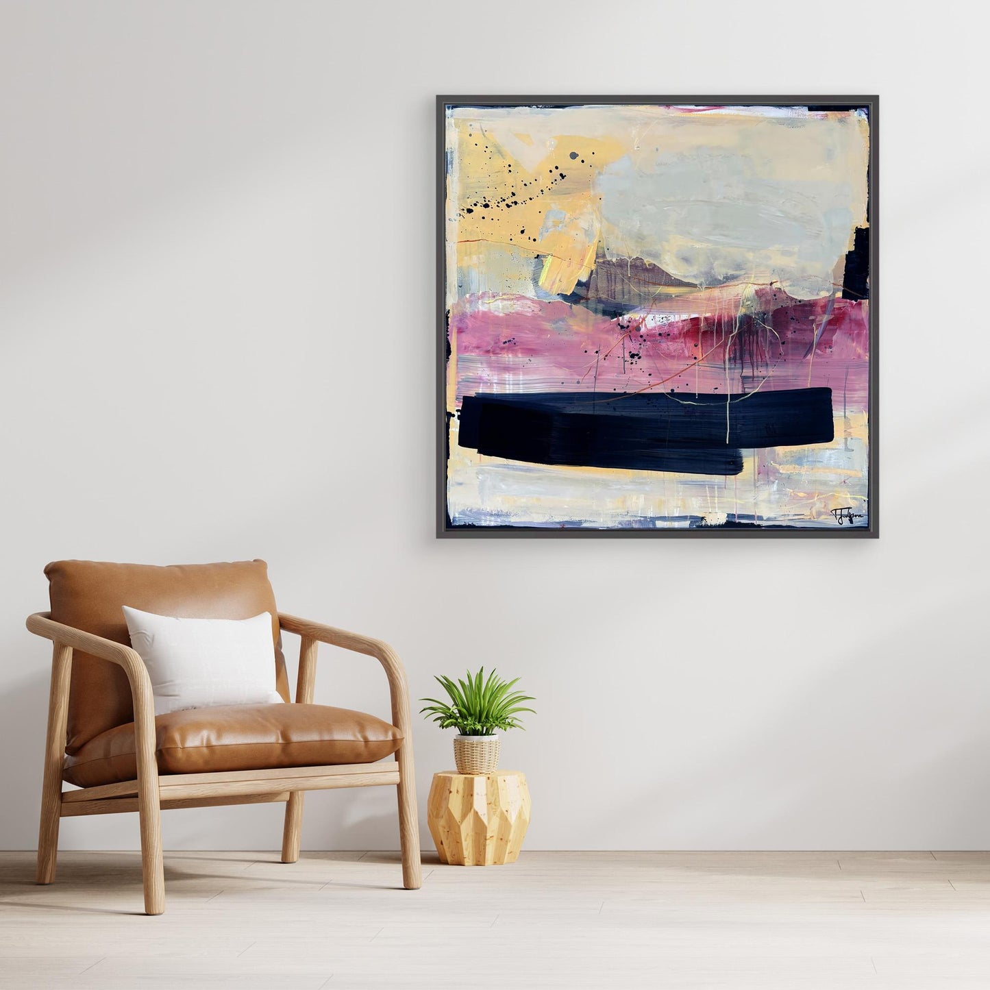 Canvas Print: "Drifting through the backyard of Christiania"