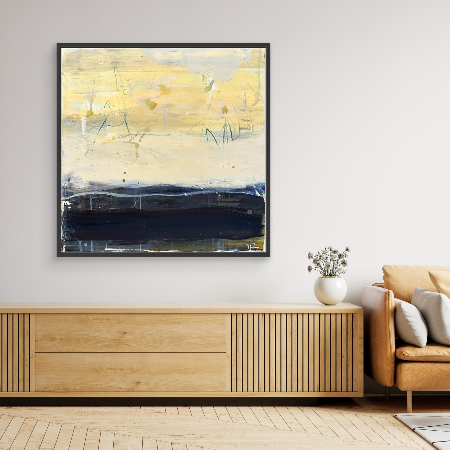 Canvas Print: "Copenhagen on a summer day, seen from the Opera Park"