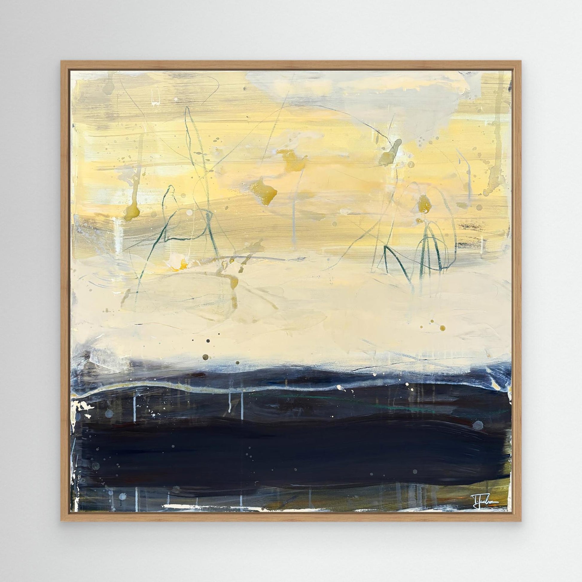 Canvas Print: "Copenhagen on a summer day, seen from the Opera Park"