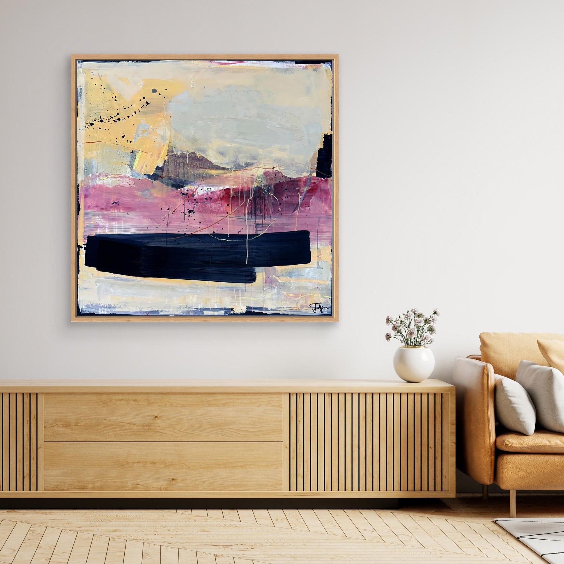 Canvas Print: "Drifting through the backyard of Christiania"