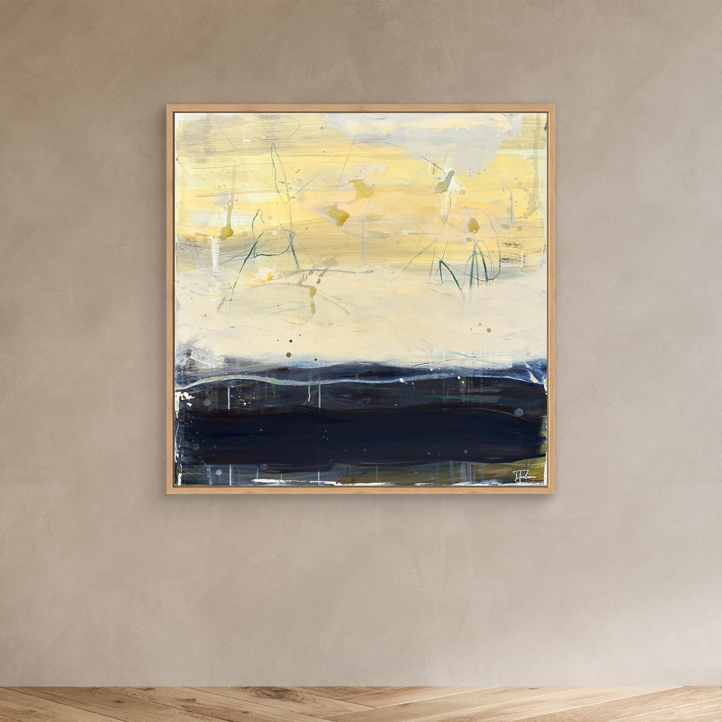 Canvas Print: "Copenhagen on a summer day, seen from the Opera Park"