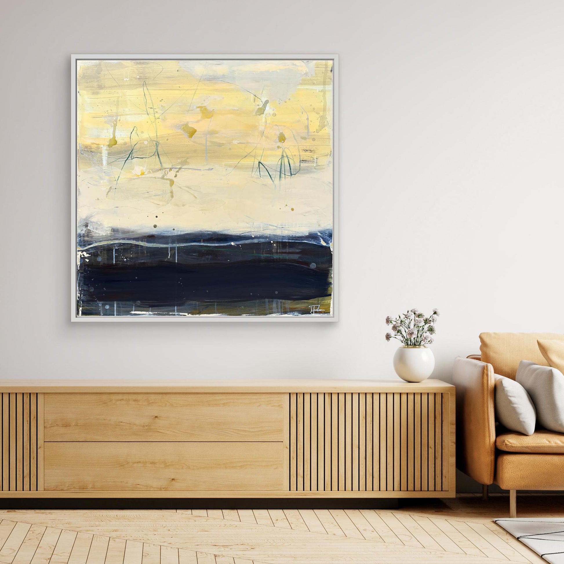 Canvas Print: "Copenhagen on a summer day, seen from the Opera Park"